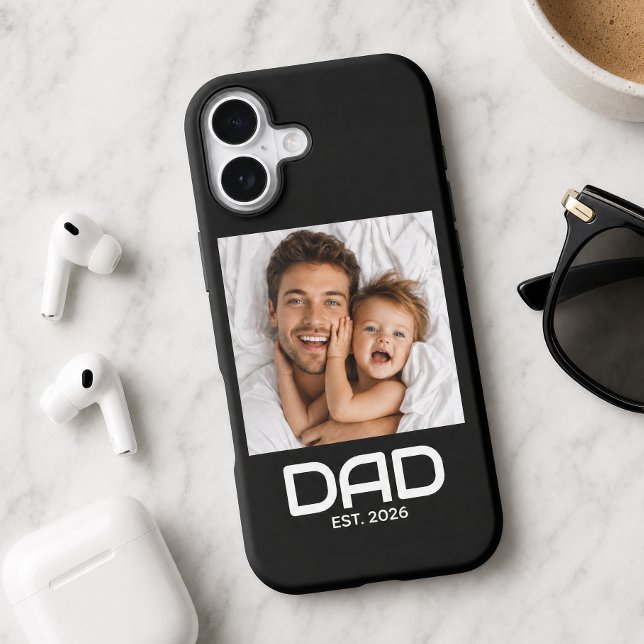Black Dad Established Bold Photo Case-Mate iPhone  (Creator Uploaded)