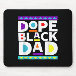 Black Dad New Dad Fathers Day Gift African America Mouse Pad