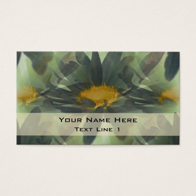 Black Daisies Floral Art (Front)