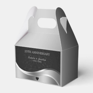 Black Damask Anniversary Favor Box