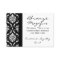 Black Damask Business Customer Loyalty Cards
