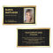 Black Damask Gold Foil Real Estate Realtor Photo