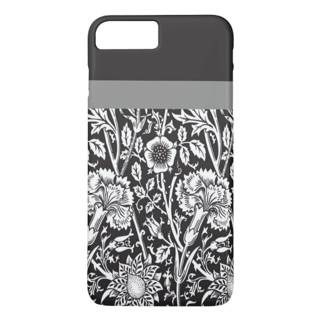 Black Damask Phone Case (Back)
