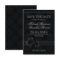 Black damask rose Save The Date cards