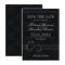 Black damask rose Save The Date cards