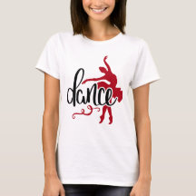 Black Dance / Dark Red Pointe Ballet Dancer