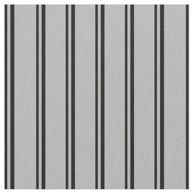 Black & Dark Grey Pattern Fabric (Close Up)