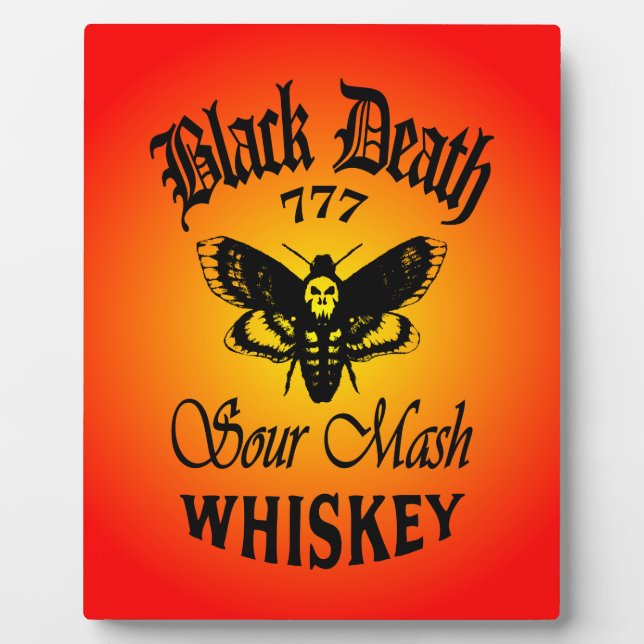 Black Death 777 - Death's Head Plaque (Front)