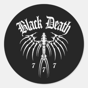 Black Death 777 - End of Season Classic Round Sticker