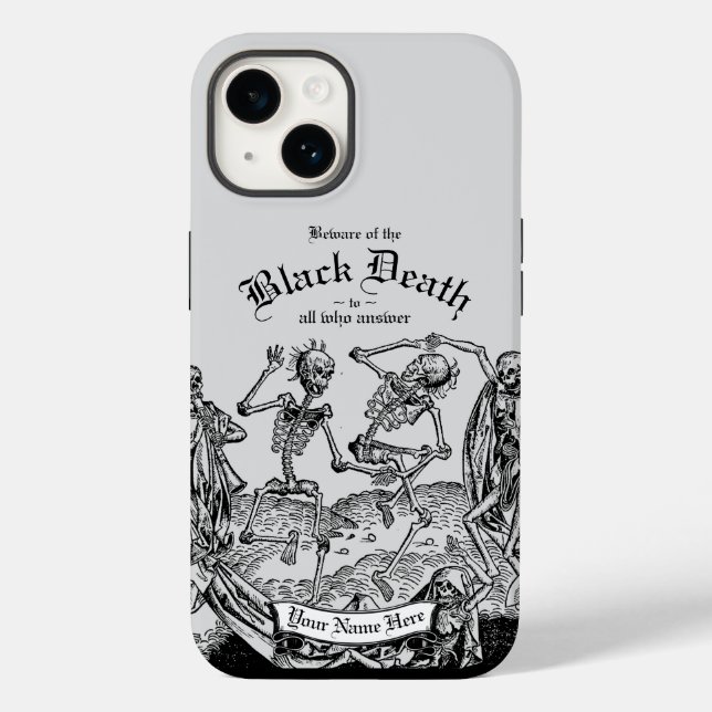 Black Death Case-Mate iPhone Case (Back)