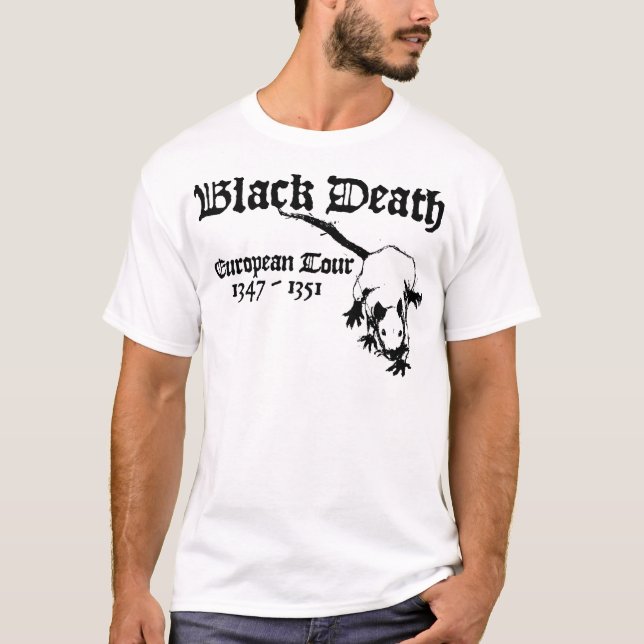 Black Death European Tour T-Shirt (Front)