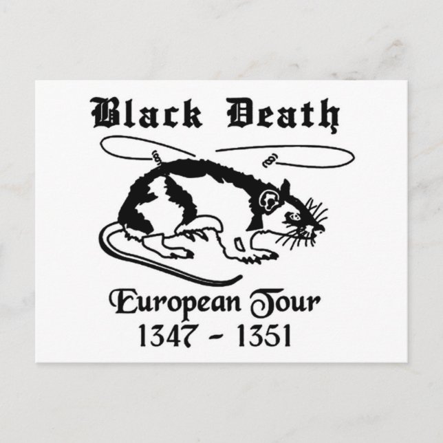 Black Death Postcard (Front)