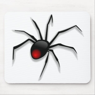 Black Death Spider Mouse Pad
