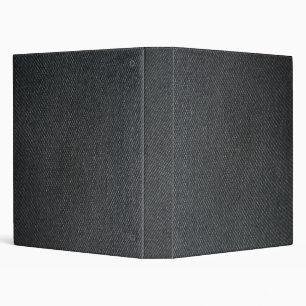 Black Denim Binder