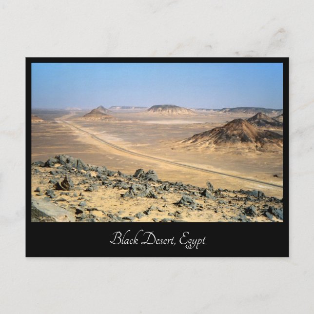 Black Desert View, Farafra, Egypt Postcard (Front)