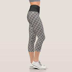 black diamond capri leggings