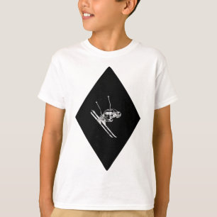Black Diamond Downhill Skier T-Shirt