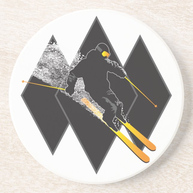 Black Diamond Dude Coaster (Front)