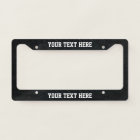 Black Diamond Plate and Custom Message