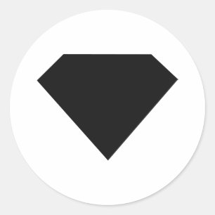black diamond sparkler classic round sticker