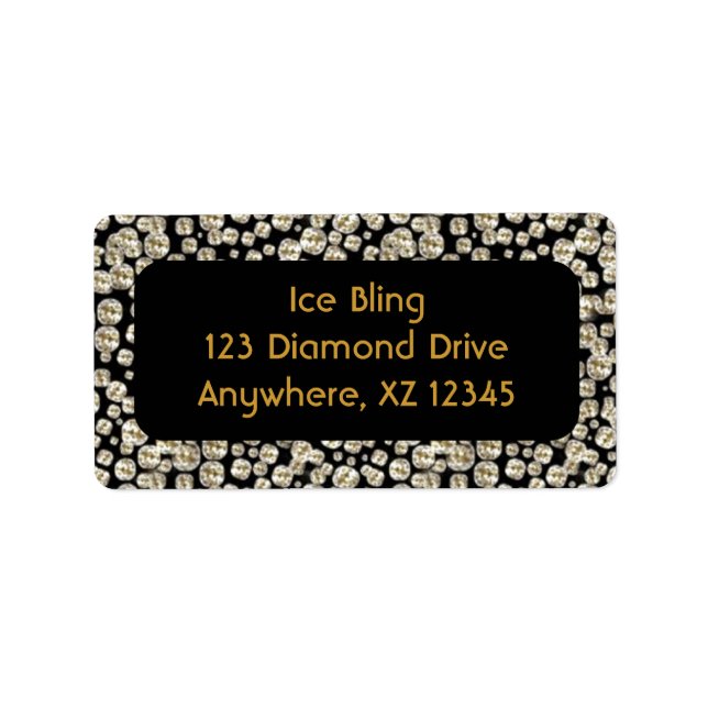 Black Diamonds Label (Front)