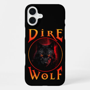 Black Dire wolf reunion iPhone 16 Plus Case