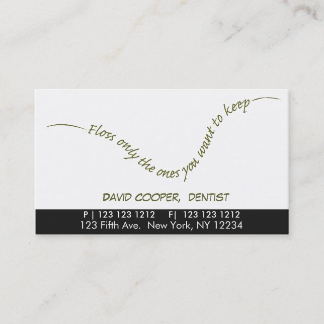 Black Divide Appointment Oral Care Dentist Humour (Front)