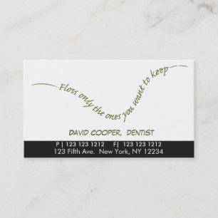 Black Divide Appointment Oral Care Dentist Humour Card