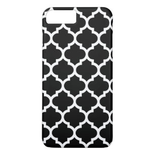Black And White Quatrefoil Moroccan Pattern Phone Tablet Laptop Ipod Cases Zazzle Ca