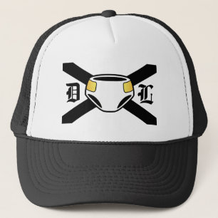 BLACK DL FLAG TRUCKER HAT