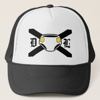 BLACK DL FLAG TRUCKER HAT