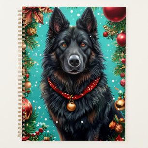🎁Black Dog Christmas Decor Planner Gift ✨