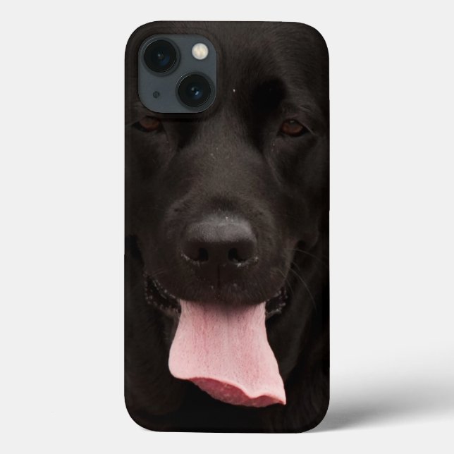 Black dog face Case-Mate iPhone case (Back)