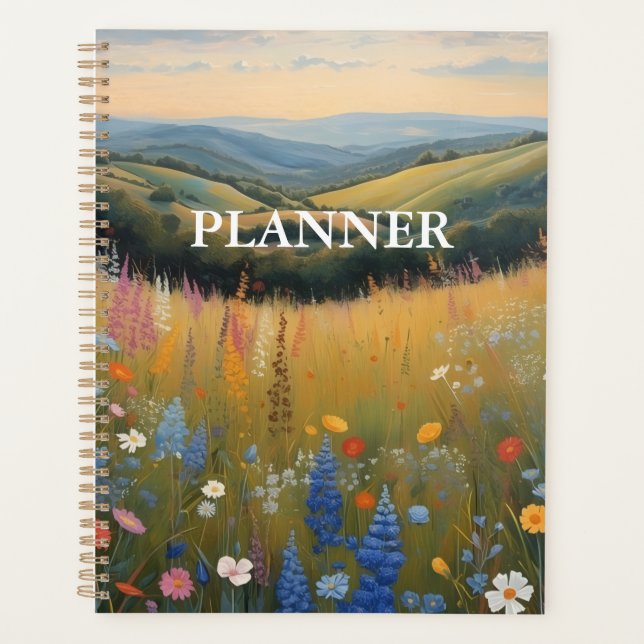 Black Dog Wildflower Planner (Front)