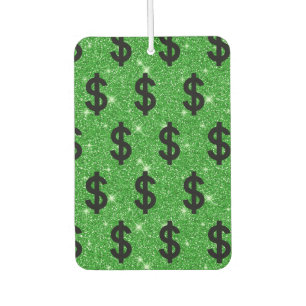 Black Dollar Sign Money Entrepreneur Wall Street Air Freshener