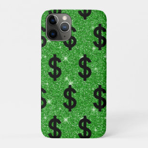 Black Dollar Sign Money Entrepreneur Wall Street iPhone 11 Pro Case