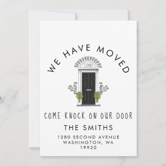 Black Door Moving Announcement