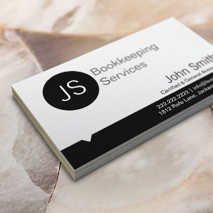 Black Dot Bookeeping/Accounting business card