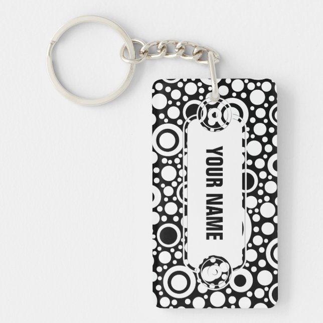 Black Dots & Circles Grid + your backgr. & (Devant)