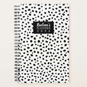 Black Dots Personalized Weekly Planner
