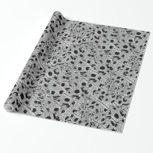 Black Dotted Wrapping Paper