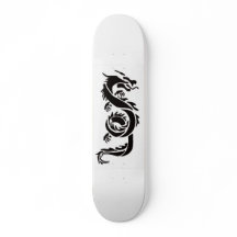 Black dragon 7 3/4" Skateboard Deck