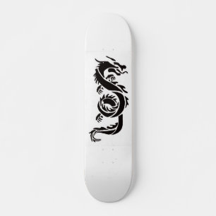 Black dragon 7 3/4" Skateboard Deck