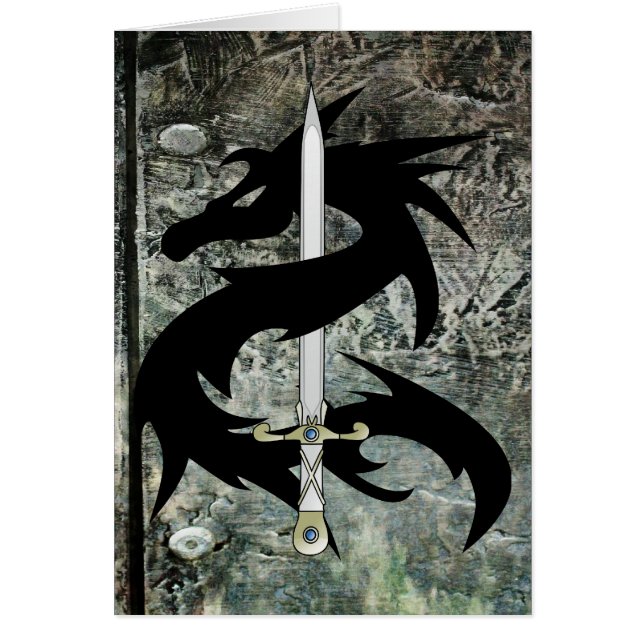 Black Dragon and Sword (Front)