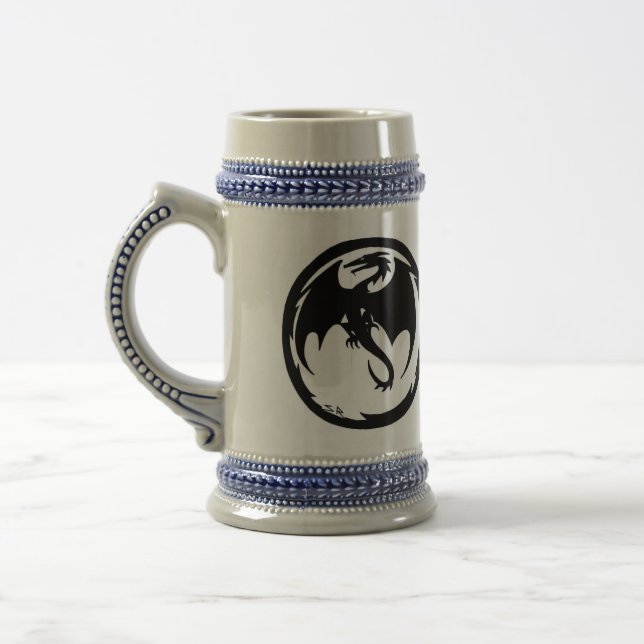 Black Dragon beer stein (Left)