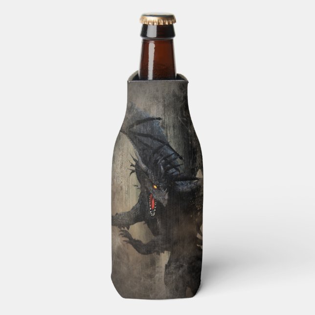 Black Dragon Bottle Cooler (Bottle Front)