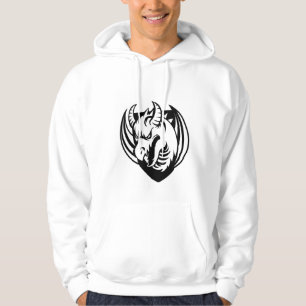 Black Dragon Fantasy Hoodie for Men