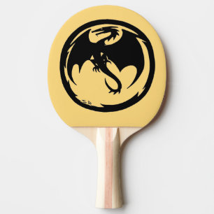 Black Dragon Gold ping pong paddle