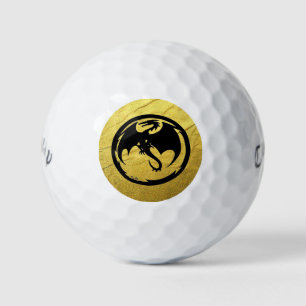 Black Dragon Gold Vein Callaway Warbird golf balls