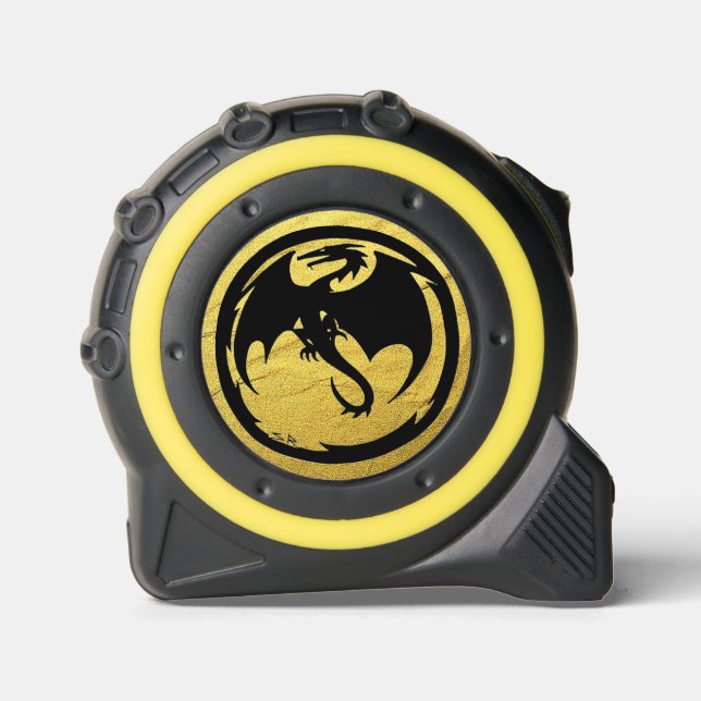 Black Dragon Gold Vein yellow tape measure 1 (Front)